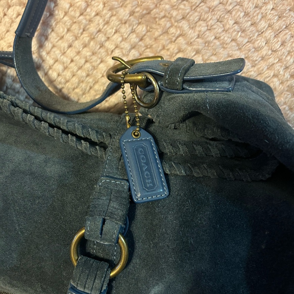 Coach 4277 blue hobo bag - Picture 2 of 9